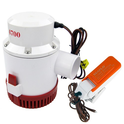 12v 4700gph bilgenpumpe - 12v,