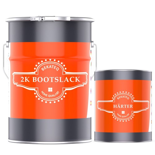 Bootslack glanz matt - 2k, glanz/matt